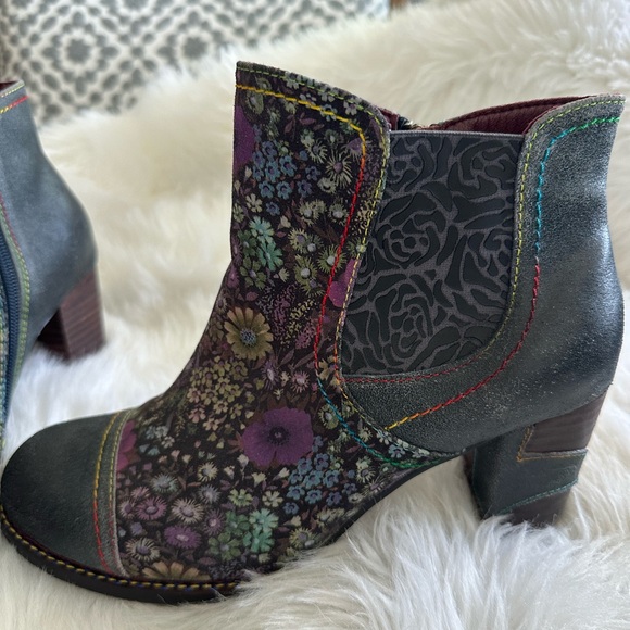 New, Spring Step L’Artiste Genuine Leather Upper Heeled Boots - Picture 7 of 7